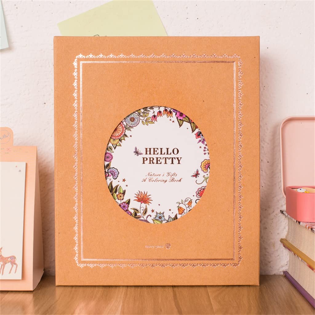 EDDGE Vintage Secret Garden Notebook Sprial Diary Agenda Planner Regalo Escuela Papelería