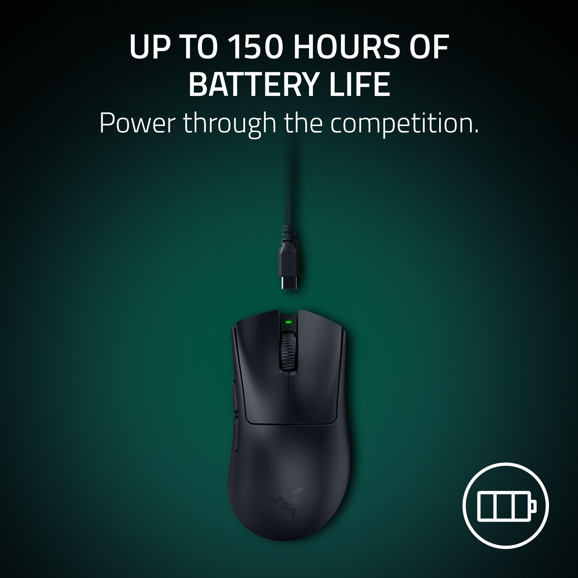 Razer DeathAdder V4 Pro - Ultra-Lightweight Wireless Ergonomic