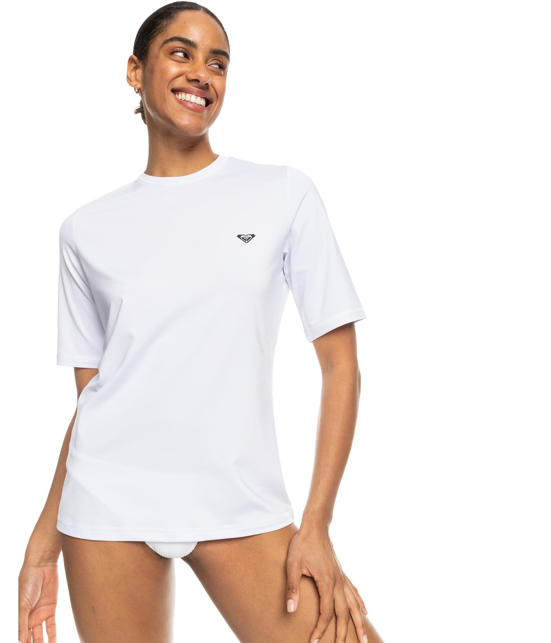 Roxy Rashguard – UPF 50+, Swim, Surf, Volley, Yoga, Outdoor Activities Quick-Dry Swim Shirt Maillot dermoprotecteur Femme