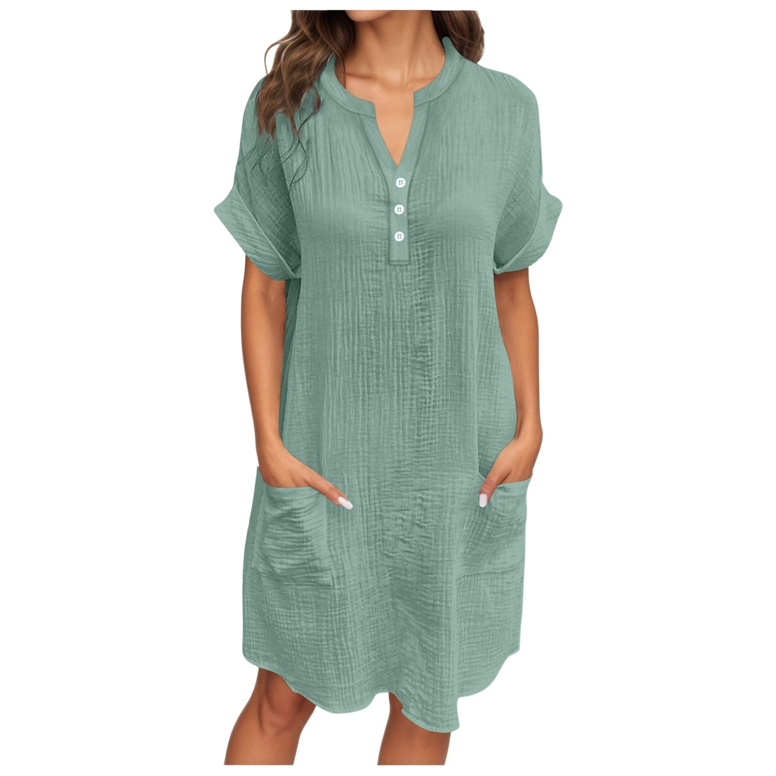 Robe legere pour femme ample qui cache les formes avec style et confort