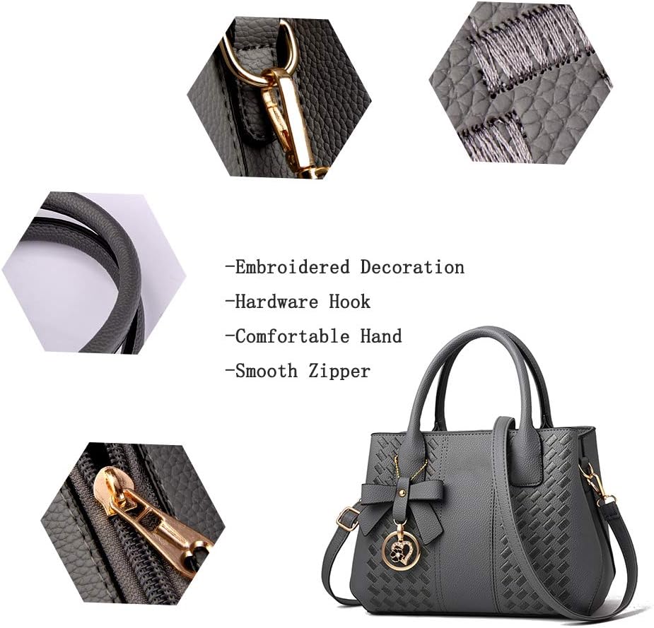 Purses and Handbags for Women Fashion Ladies PU Leather Top Handle Satchel Shoulder Tote Bags | Fashion, Ladies, Shoulder, Fashion, Ladies, Shoulder - Image 7