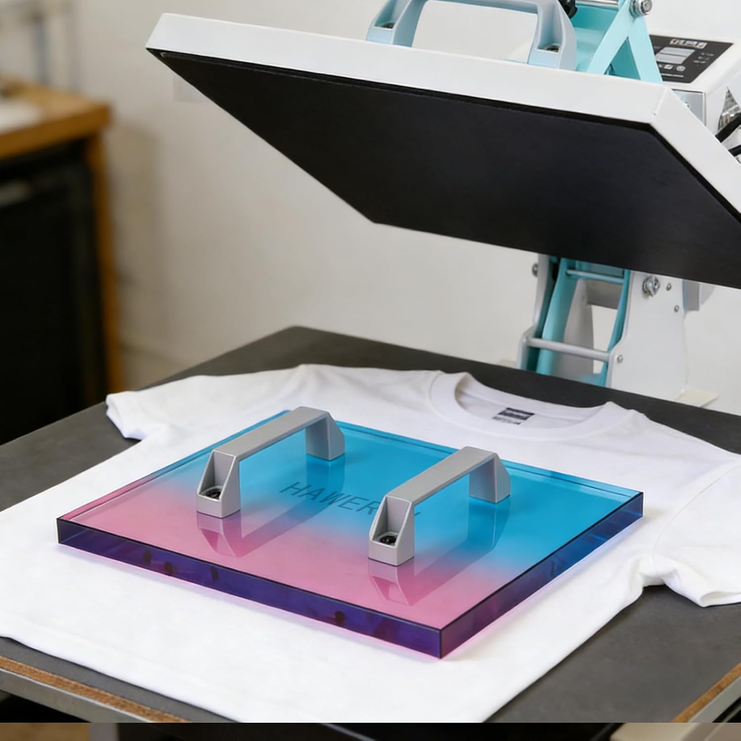 HTV Cooling Block for T Shirt,Portable Heat Press Cooing Tool Without Moving,12" x 10" Super Large Size-Cooling Fast,Accessories for Sublimation,Iron on Vinyl,DTF Film,Heat Transfer Projects