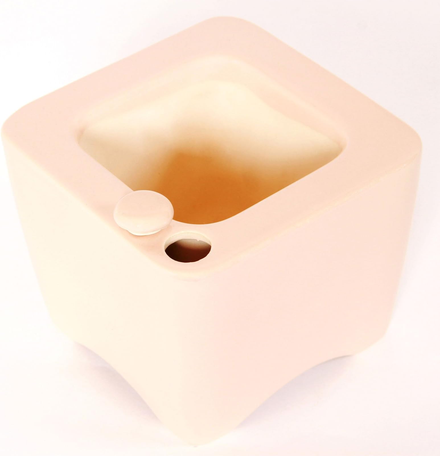 Oasis Ceramic Self Watering Planter - Ivory