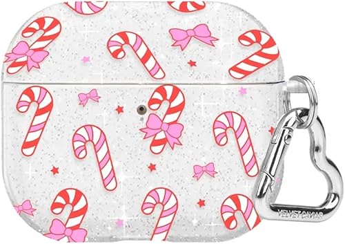 Miniatura 21 de Velvet Caviar Funda compatible con AirPods de tercera generación con llavero – Lindas fundas protectoras duras para AirPod 3 para mujer – Rosa