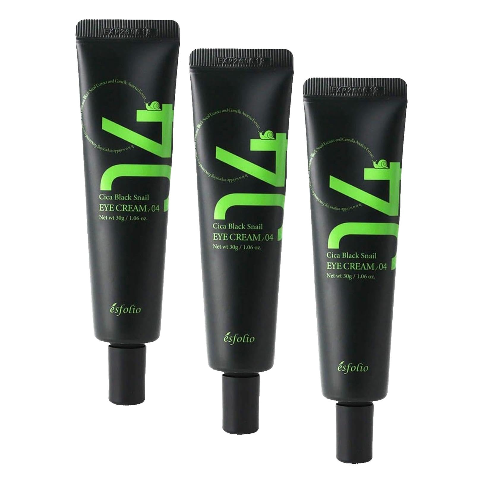 Esfolio Siyah Salyangoz Özü İçeren Göz Kremi Cica Black Snail Eye Cream 30gr (3 paketi)