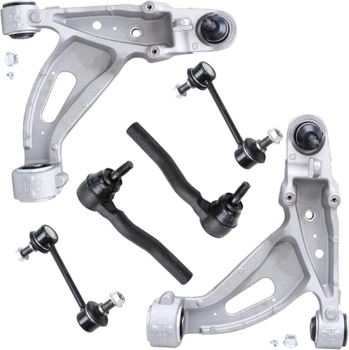 Miniatura 88 de Detroit Axle - Kit de brazos de control delanteros de 6 piezas para Toyota Corolla 2014-2019, 2 brazos de control inferiores con rótulas, 2 varillas