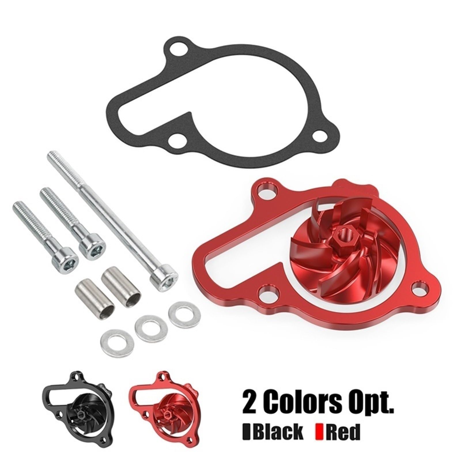 "Części motocyklowe Zespół pompy " Pasuje do Honda CRF450R CRF 450R 2021-2025 chłodnica wirnika pompy wodnej CRF450RX CRF450RWE CRF 450R CRF 450RWE(Black)