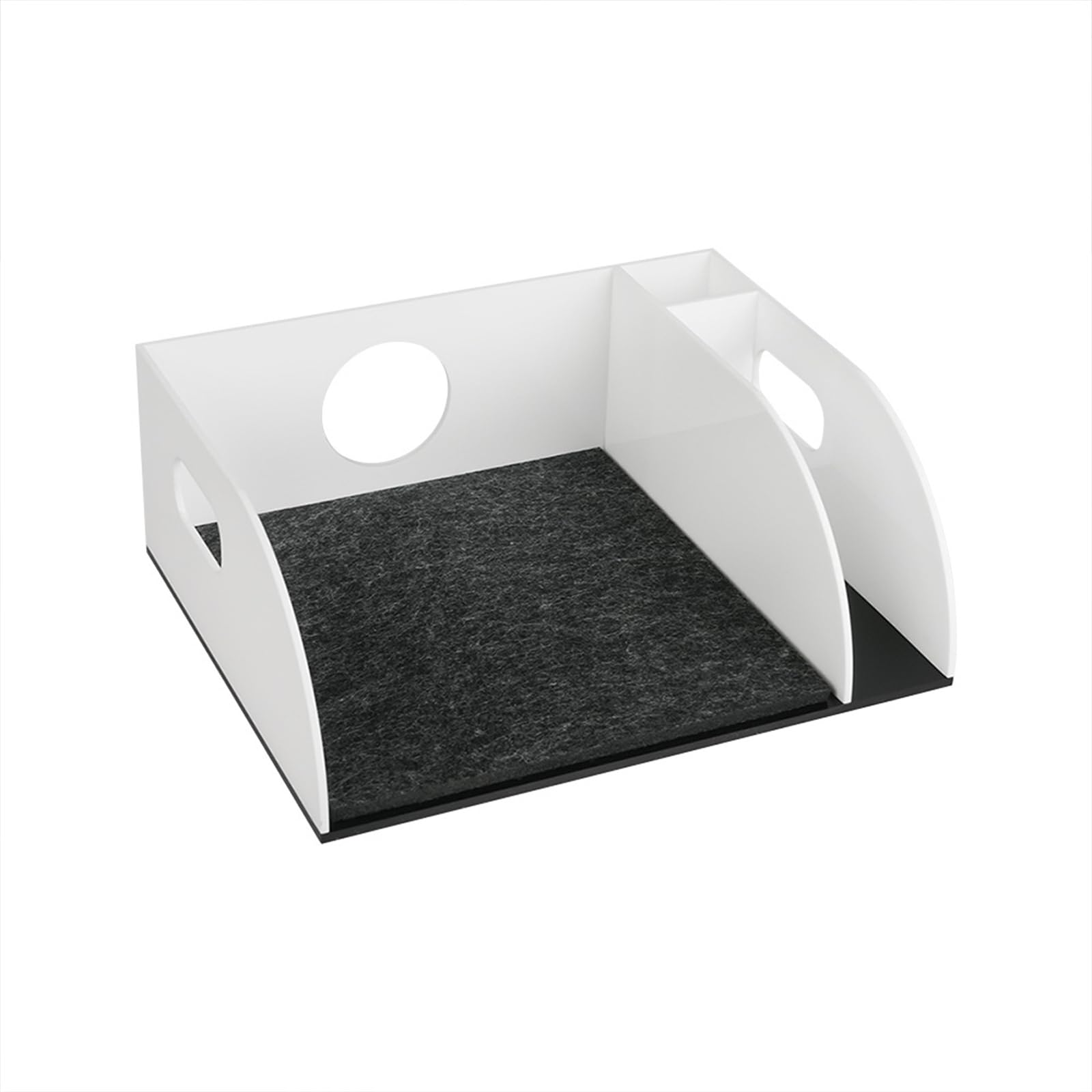 Kalttoy Space Saving Organizer Stand Coffee Machine and Filter Paper Storage Rack Coffee Maker Stand for Equipment Organizer for Various Sizes of Machines