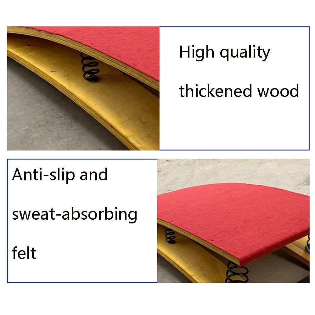 Przenośny sprzęt do ćwiczeń z zakrzywionego twardego drewna