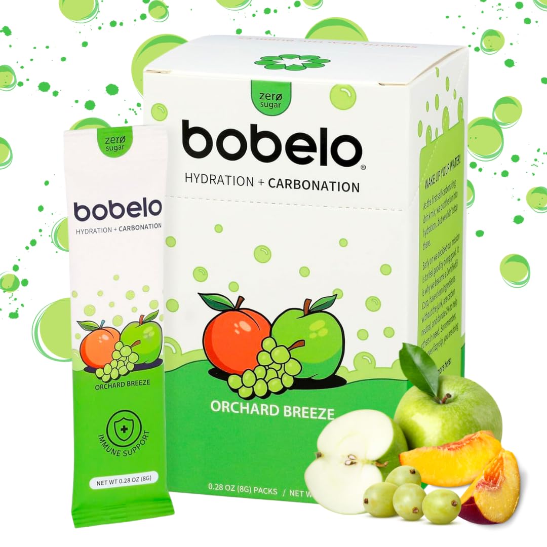 Amazon.com: Bobelo Self Carbonating Hydration Packets, Orchard
