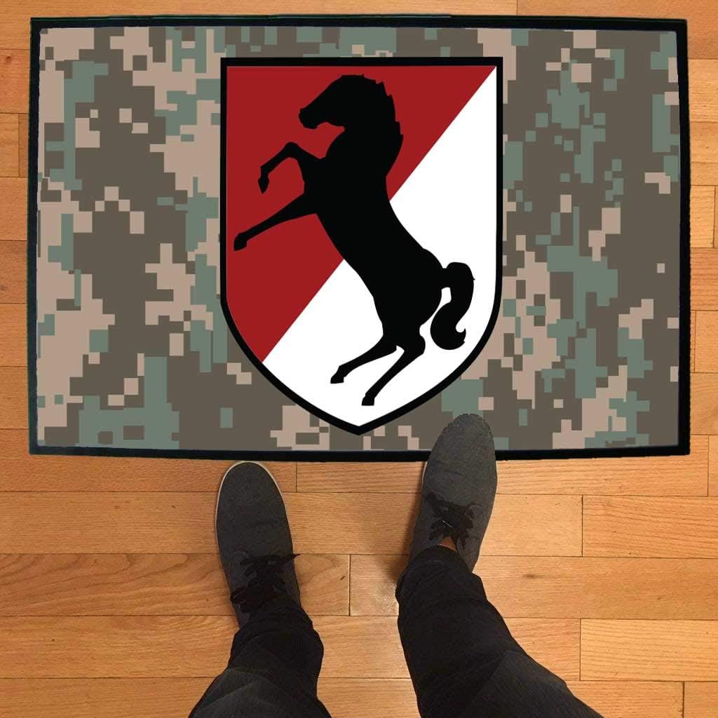 VictoryStore Home Accessories: 11th Armored Cavalry Regiment Door Mat 24 inches x 36 inches