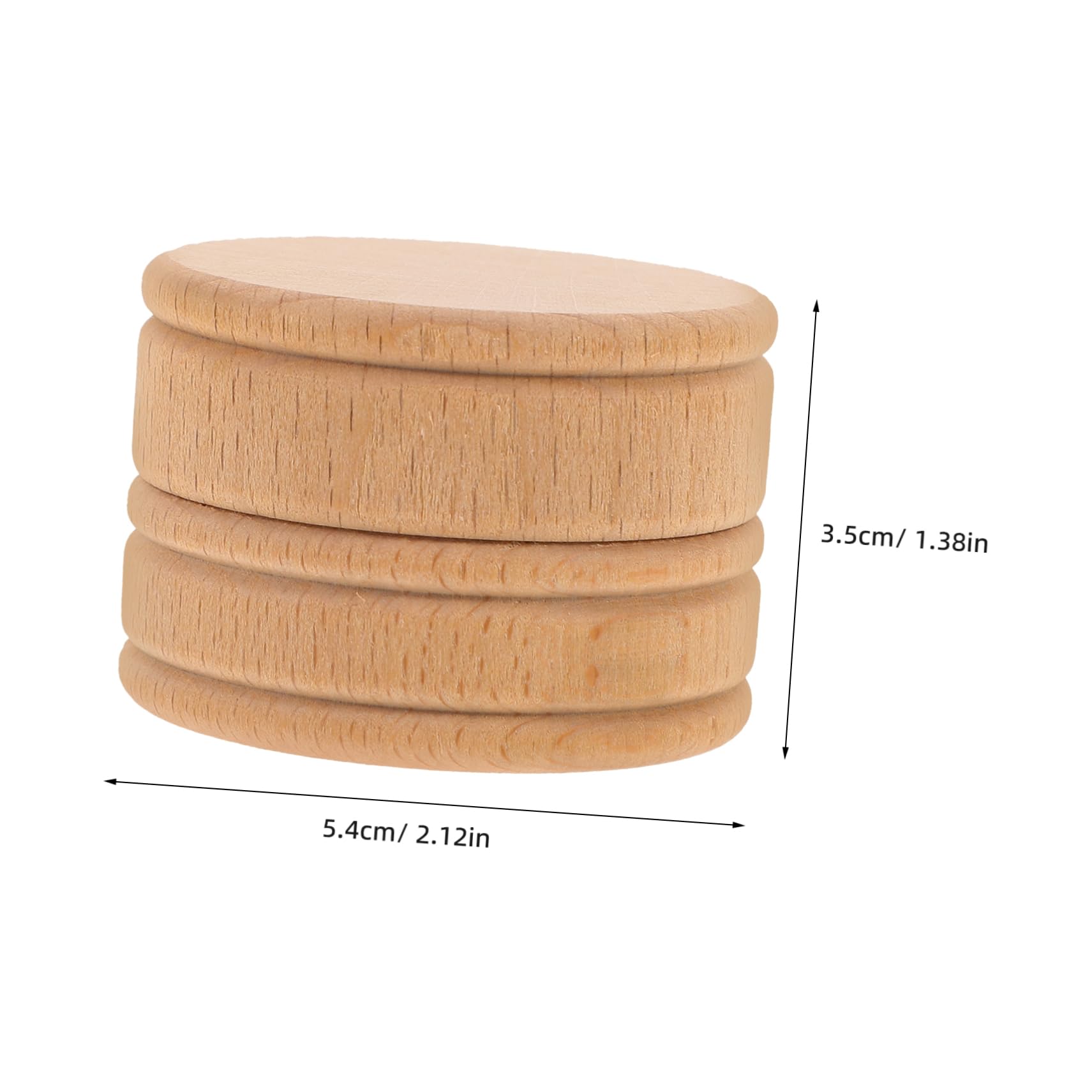 FUNOMOCYA Tooth Keepsake Box Portable Solid Tooth Collector present for Parents Height