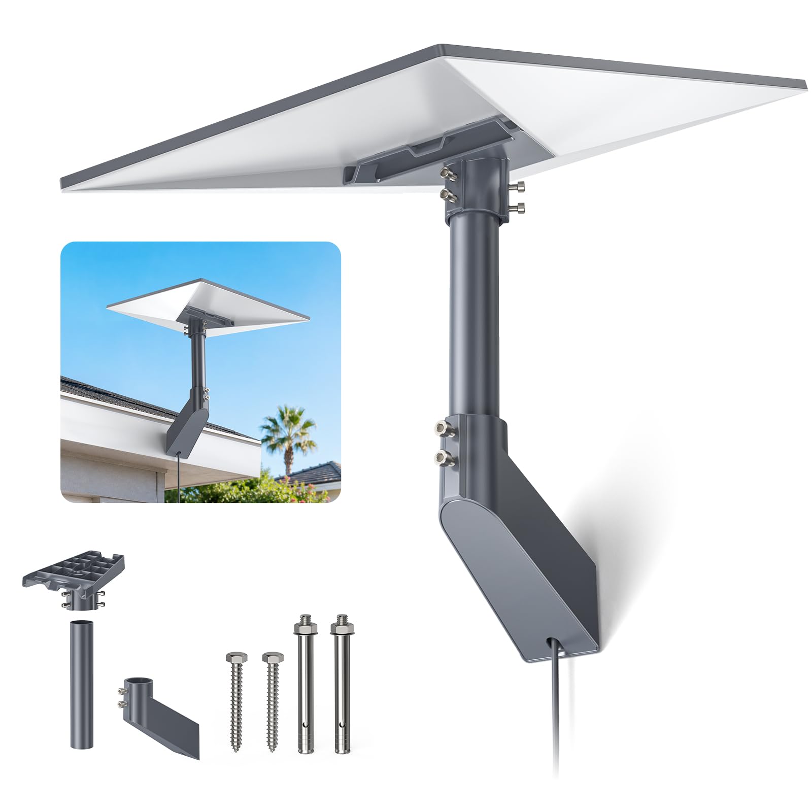EDUP® Support Mural en Aluminium pour Starlink Standard Gen 3, 4 & 4X