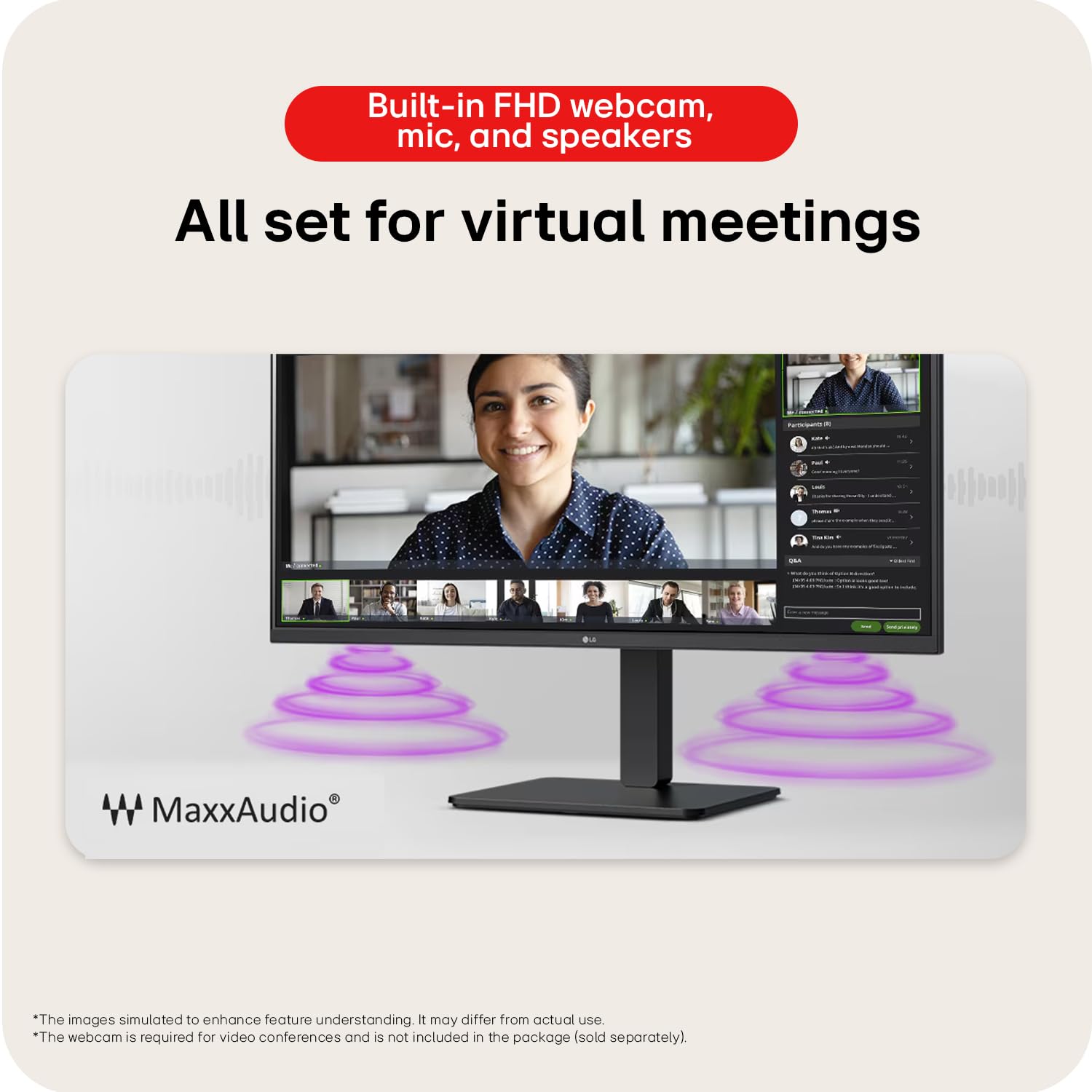 LG 34BA75QE Smartchoice 86.72 cm (34 Inch) UltraWide WQHD (3440x1440) IPS Curved Monitor, Anti-Glare, sRGB 99%, Dual Controller, HDMI X 2, DP, USB-C (PD 90W), Speakers, Tilt/Height/Swivel Adjustable — Amazon image 11