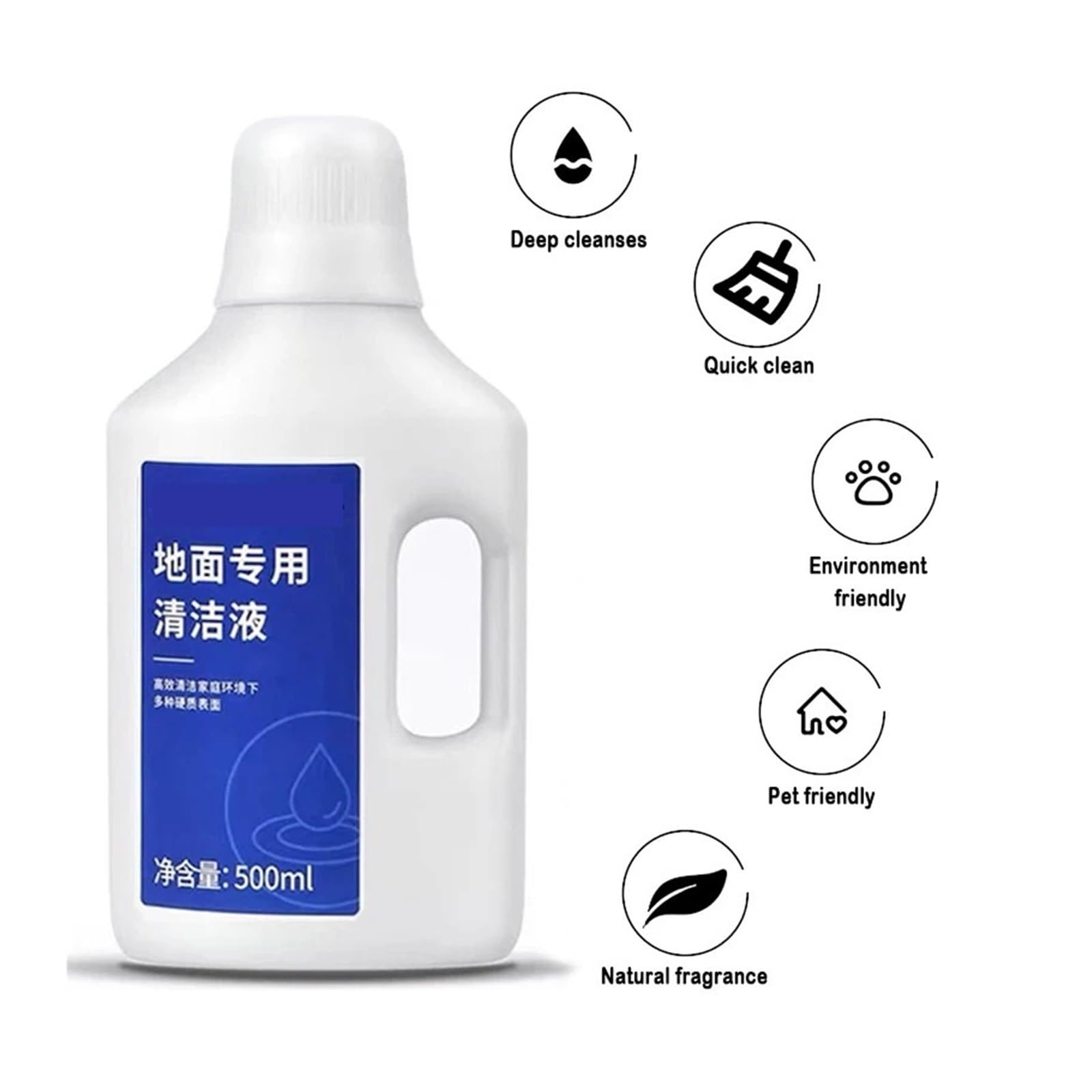 Liquido detergente for pavimenti con aspirapolvere, compatibile con Dreame, | Parti X40/X30 Ultra/ L10s Pro Heat Ultra W10/D10 Plus/D9/L10 Pro/D9Pro/D9Max(1PCS)