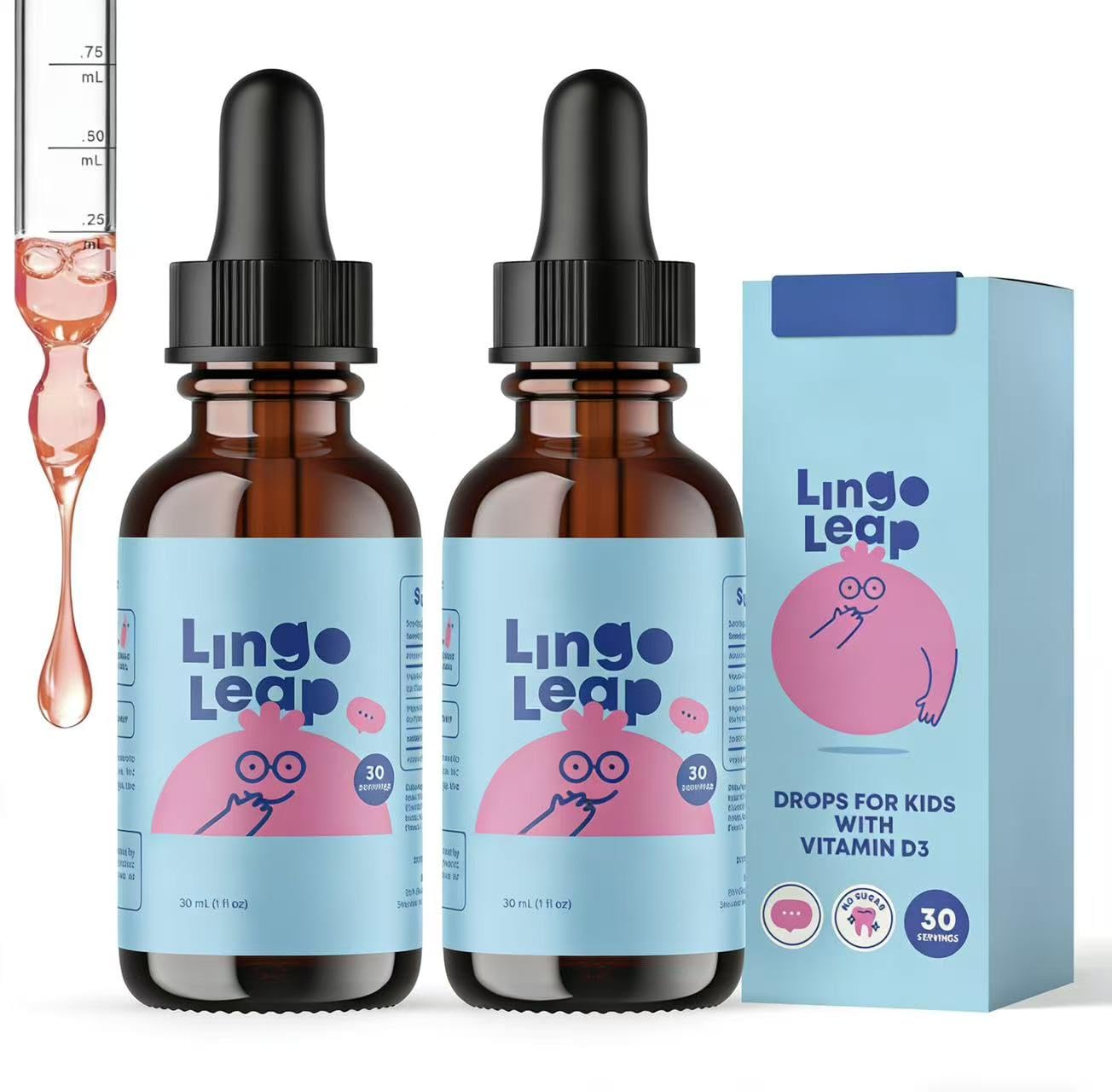 Nuove gocce per bambini: lascia che l'energia del corpo scorra senza intoppi, regalando ai bambini una vita quotidiana vigorosa e dolce.2 pezzi