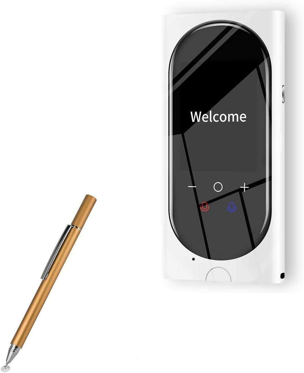 BoxWave Buoth Translator Stylus Pen, [FineTouch Capacitive Stylus] Super Precise Stylus Pen for Buoth Translator - Champagne Gold