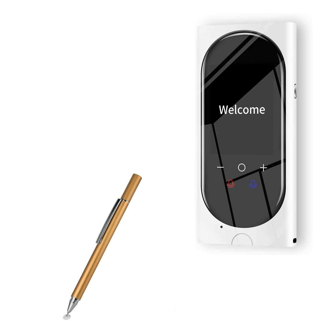 BoxWave Buoth Translator Stylus Pen, [FineTouch Capacitive Stylus] Super Precise Stylus Pen for Buoth Translator - Champagne Gold
