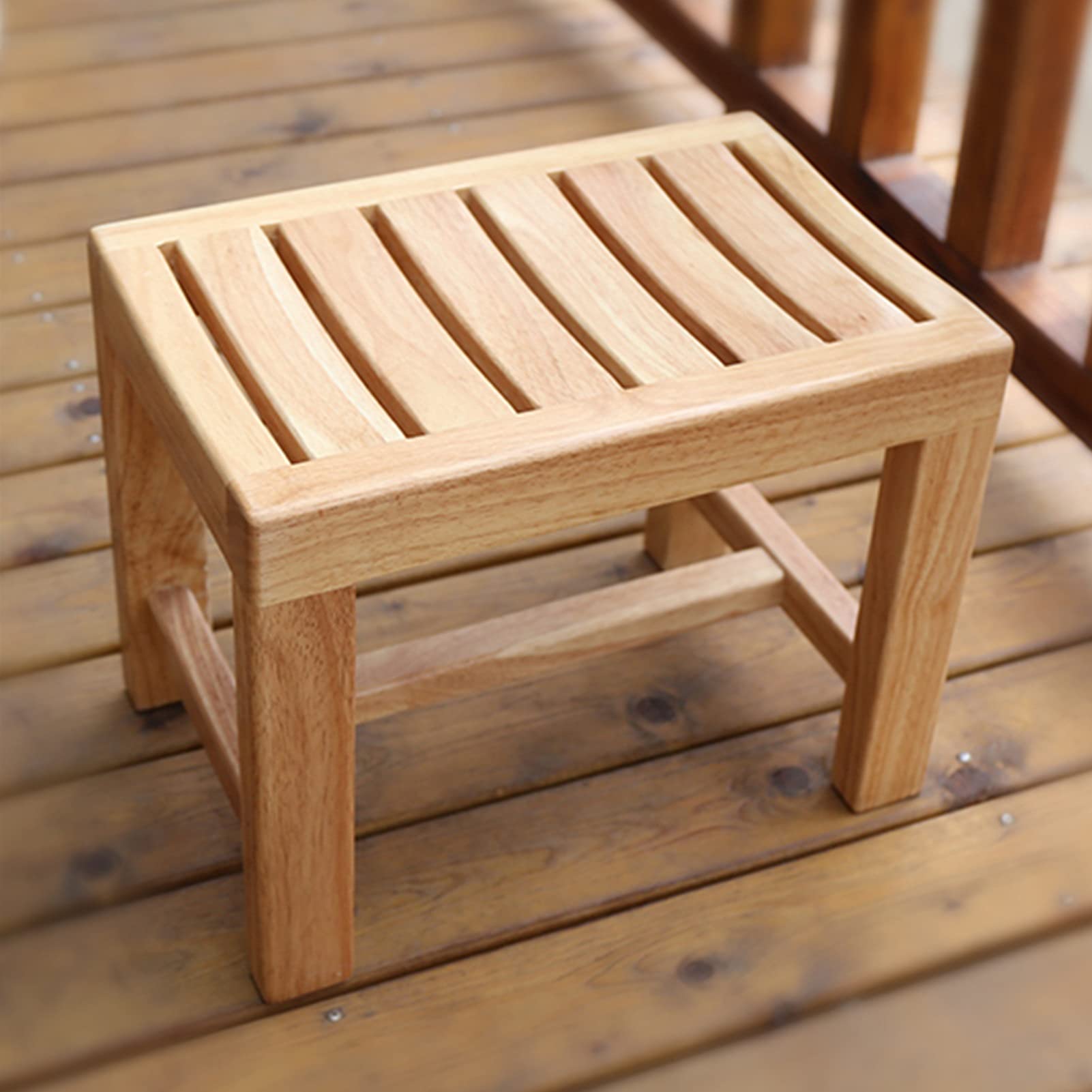 Taburetes de ducha para ducha interior,asiento de ducha de esquina de madera para baño para ancianos discapacitados,mujeres embarazadas adultas, taburete de baño cómodo e impermeable a prueba de agua