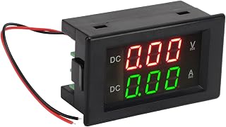 Digital DC Voltmeter Strom Amperemeter YB4835VA DC 600V 100A Dezimalpunkt Automatische Umschaltung Dual Display