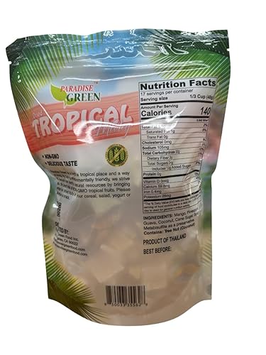 Miniatura 2 de Paradise Green Mezcla tropical seca sin gluten, sin gluten, kosher, 24 onzas