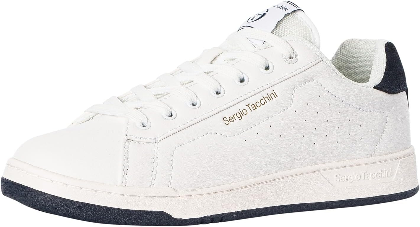 Sergio TacchiniMen's Capri Synthetic Casual Trainers, White