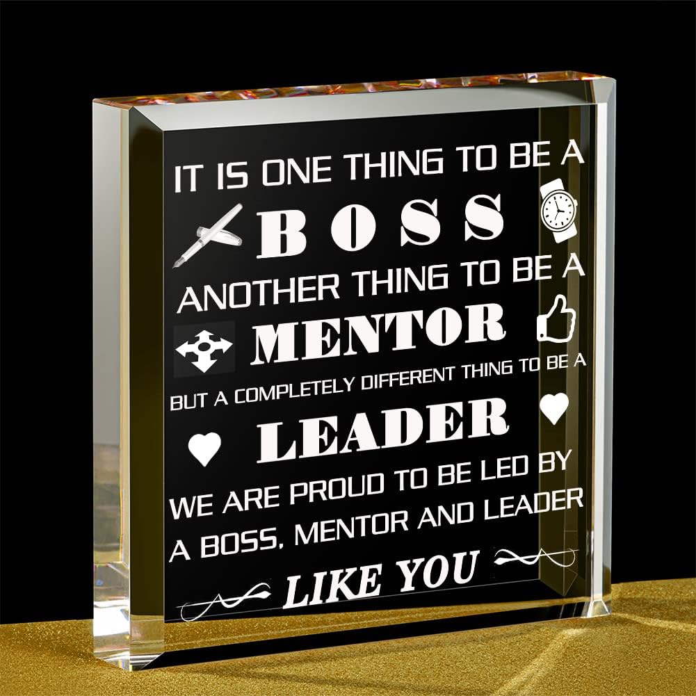 Yulejo Boss Gifts Acrylic Boss Day Gifts For Men Zambia - View #4