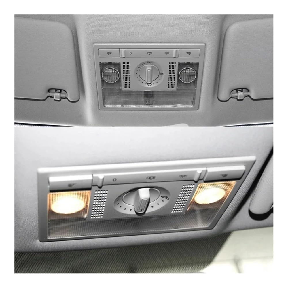 Lampa do czytania Seat Leon, Altea i Toledo, lampa dachowa do konsoli środkowej, 6Q0947613A, lampa wewnętrzna