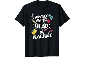 Celebrate Teaching Success with Our 'I Survived My 1st Year of Teaching' T-Shirt