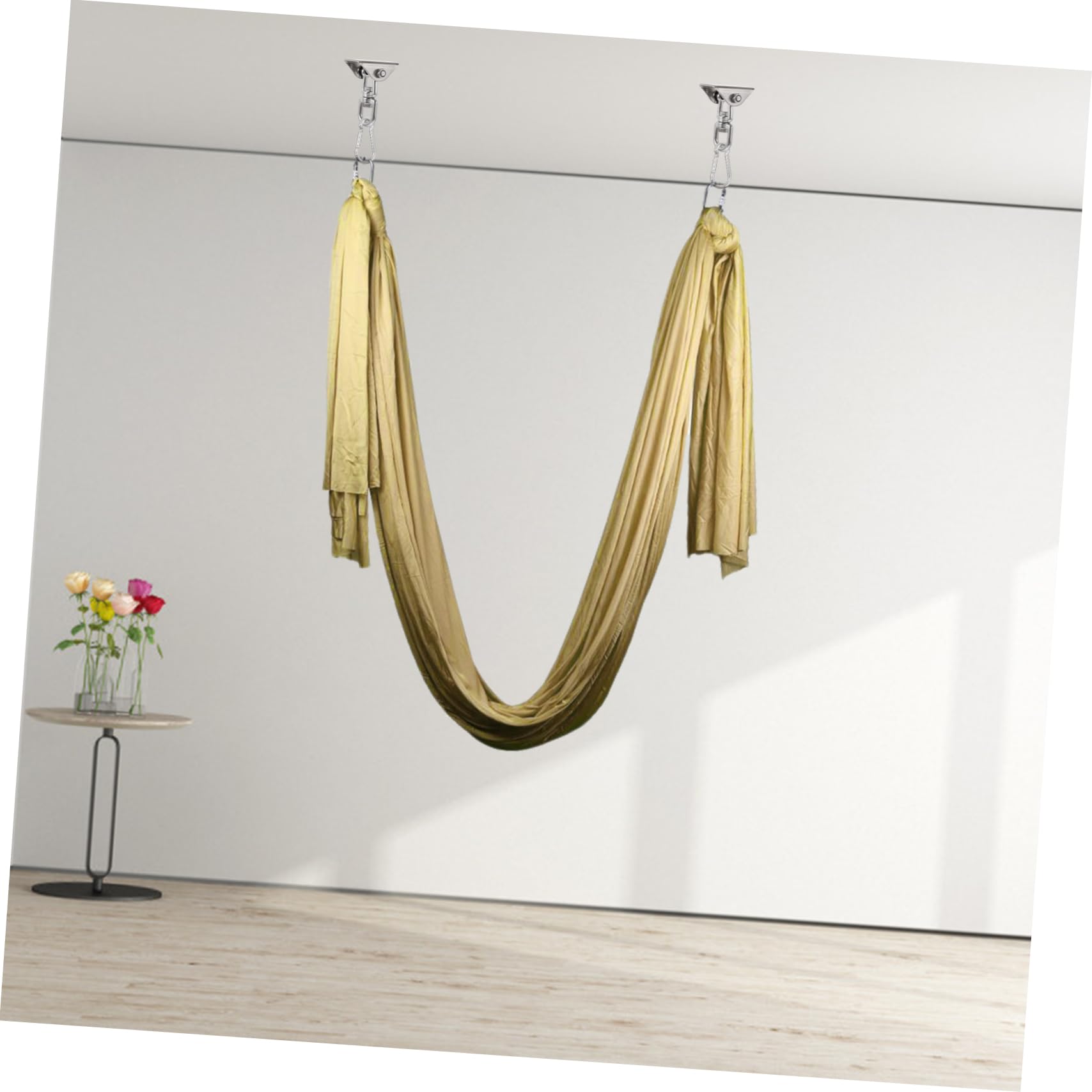 ibasenice Swing Hanging Hook Stainless Steel Suspension Hooks Swing Fitting Safe and Strong