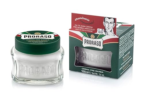 Crema para antes del afeitado refrescante y tonificante 36onzas de Proraso Crema para antes del afeitado refrescante y tonificante 36onzas de Proraso