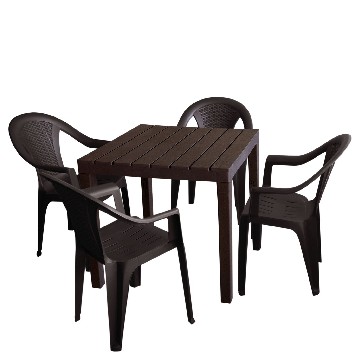 Tavolo Qu.80X80 Bali Moka