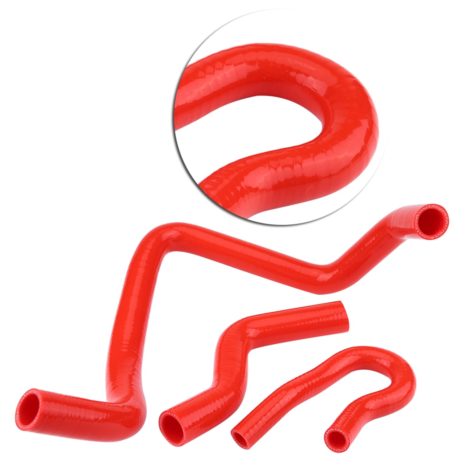 Mangueras de Radiador de Silicona, 9 Piezas Kit de Manguera de Radiador Automático de Silicona Kit de Manguera de Coche Turbo Reemplazo para D15 D16 SOHC EG EK 1992-2000