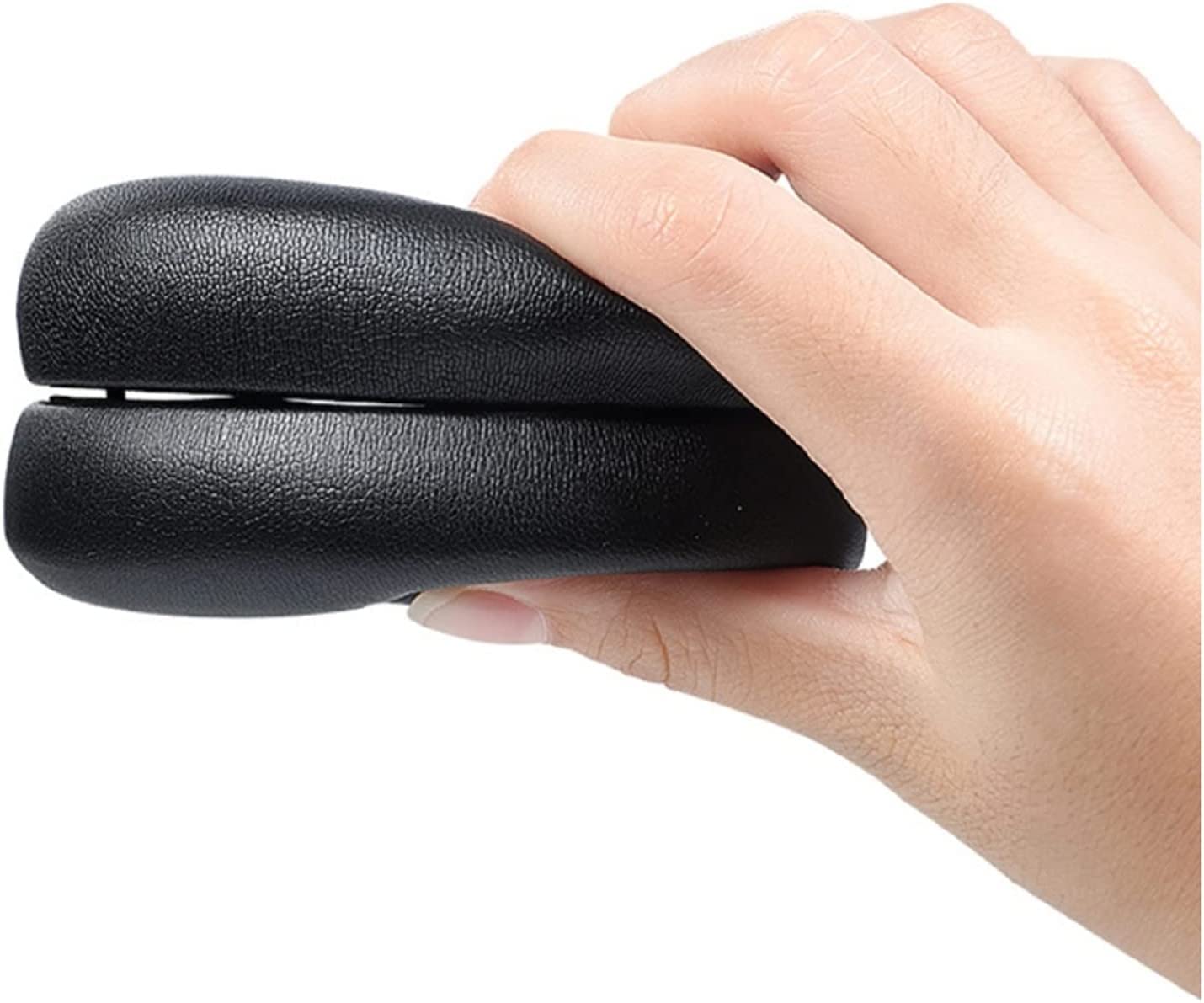 Paire De Coussinets D'oreille De Remplacement En Cuir Protéiné Blanc Coussinets D'oreille De