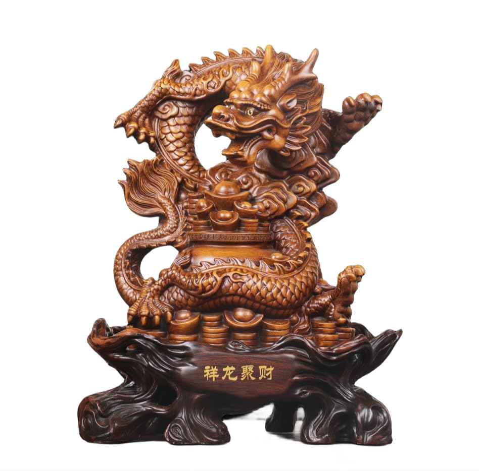 Amazon.co.jp: generic 龍 風水 龍神様 辰年 伝統工芸品 プン