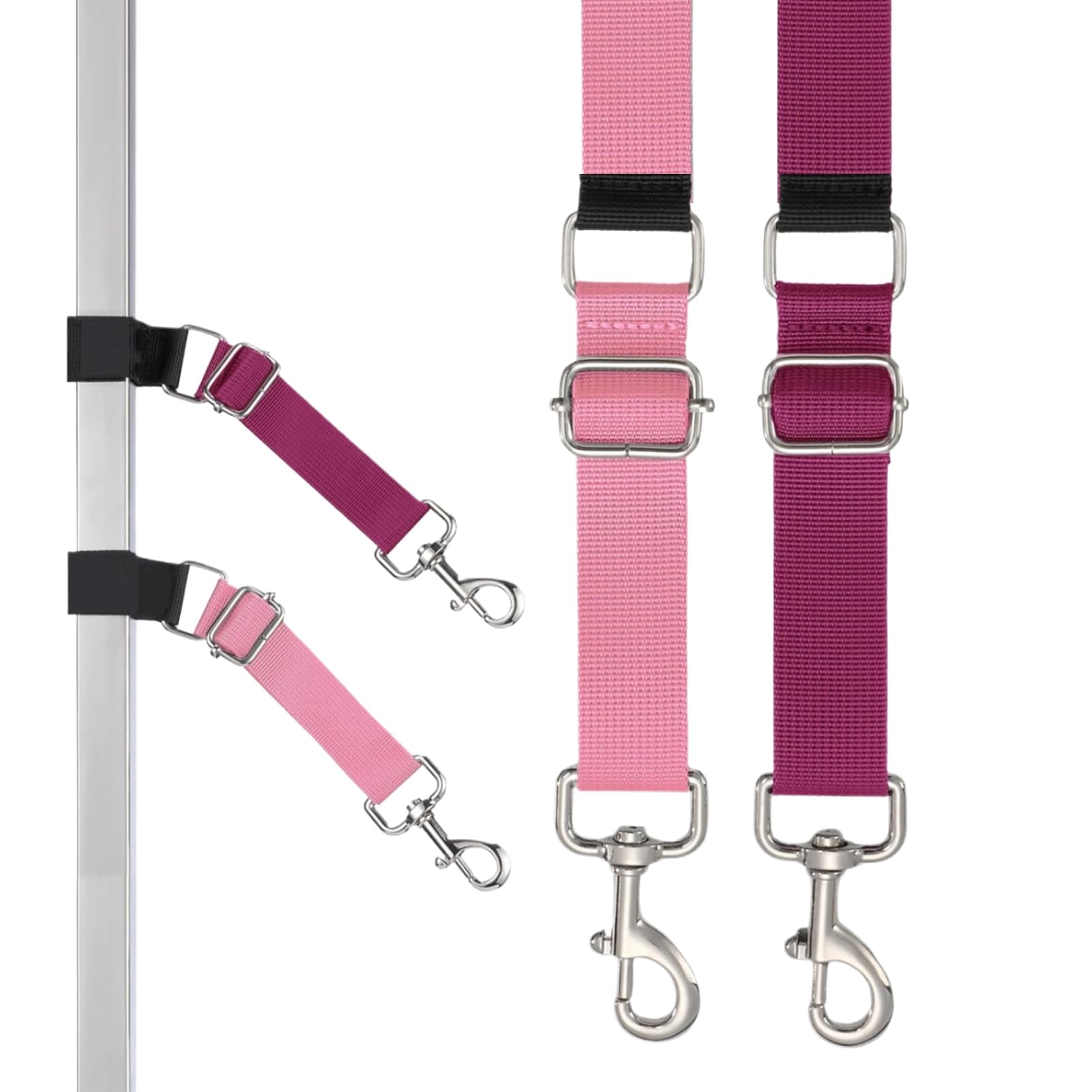 Dog Grooming Arm Strap,2-pieces Dog Grooming Table Arm Helper | Fixing Sling Pet Bathing Restraint Extension for Nail Trimming Washing Small Medium Large Breeds