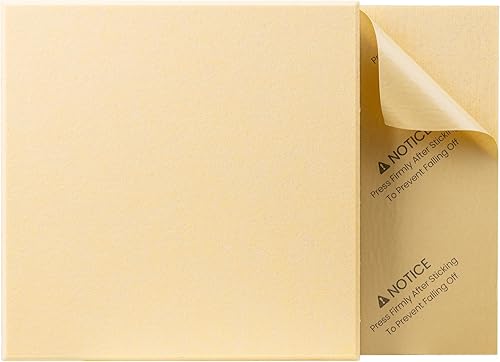 Paquete de 20 paneles acústicos autoadhesivos, paneles de poliéster de alta densidad a prueba de sonido de 12 x 12 x 0.4 pulgadas para paredes,