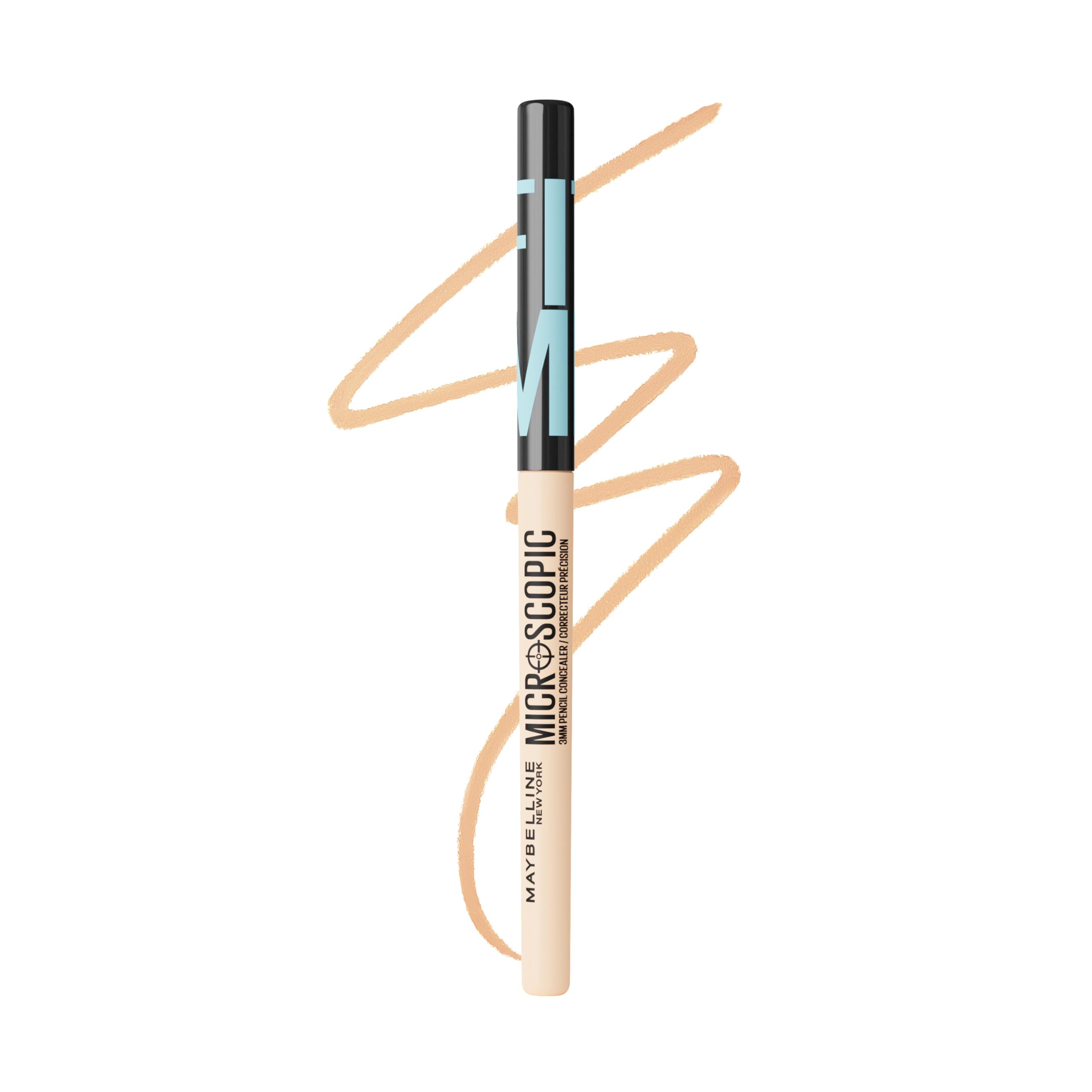 Maybelline Fit Me Microscopic Concealer, 03, Up to 24H creamy gel formula, 0.5% salicylic acid and Chamomile for spots reduced over time