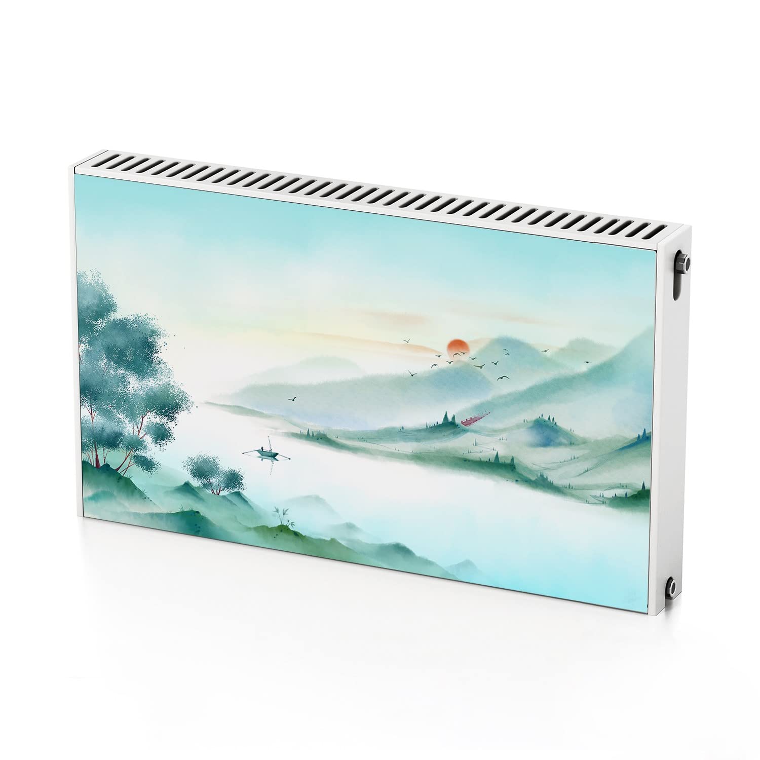 Protección para radiador Coloray imán auto-adhesivo 100x60 cm paisaje del lago