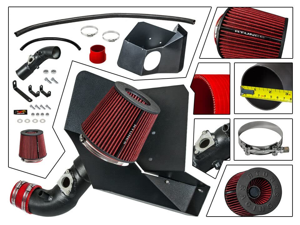 Amazon.com: RTUNES RACING MATTE BLACK PIPE HEAT SHIELD COLD AIR INTAKE +  FILTER Compatible For 09-17 TOYOTA COROLLA / 16-17 SCION IM 1.8L I4 :  Automotive