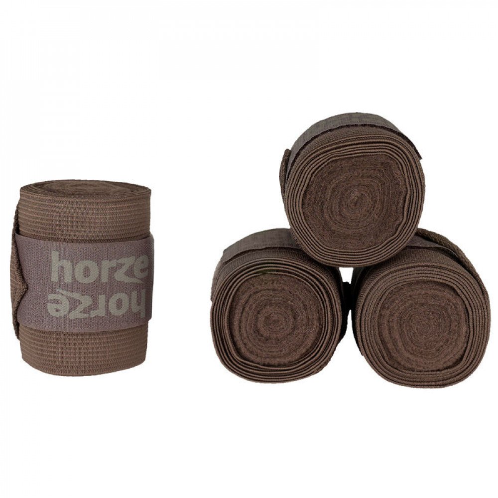 Horze Nest 10' Combination Polo Wraps (Set of Four) | Fleece and Elastic Horse Bandages