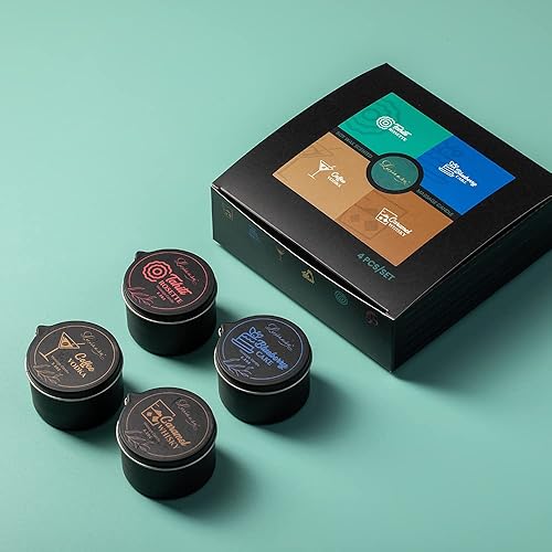 Miniatura 3 de Vela de masaje de aceite caliente orgánico para parejas, velas perfumadas para el hogar, juego de regalo de lujo de 4 a 9.4 onzas (2.35 onzas x 4),