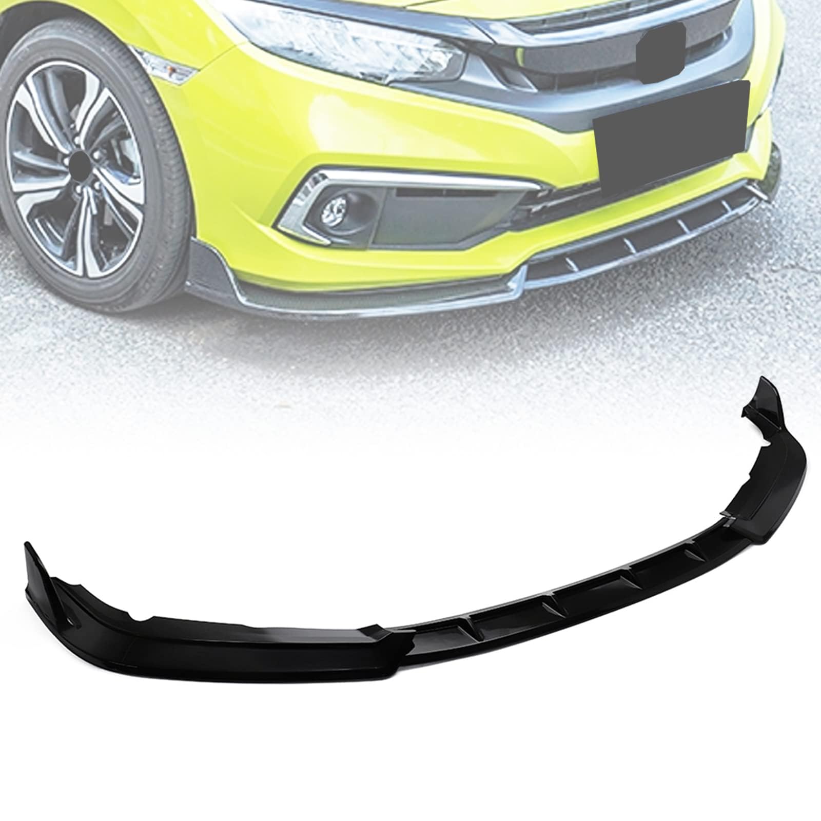 Diffuseur de pare-chocs Civic 2019-2021 : kit spoiler de protection complet