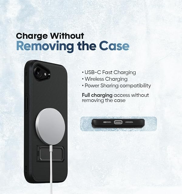 MOTIVE for iPhone 17e Case with Belt Clip and Stand, Magnetic | 6.1" by MOTIVE - Used condition - Image 3