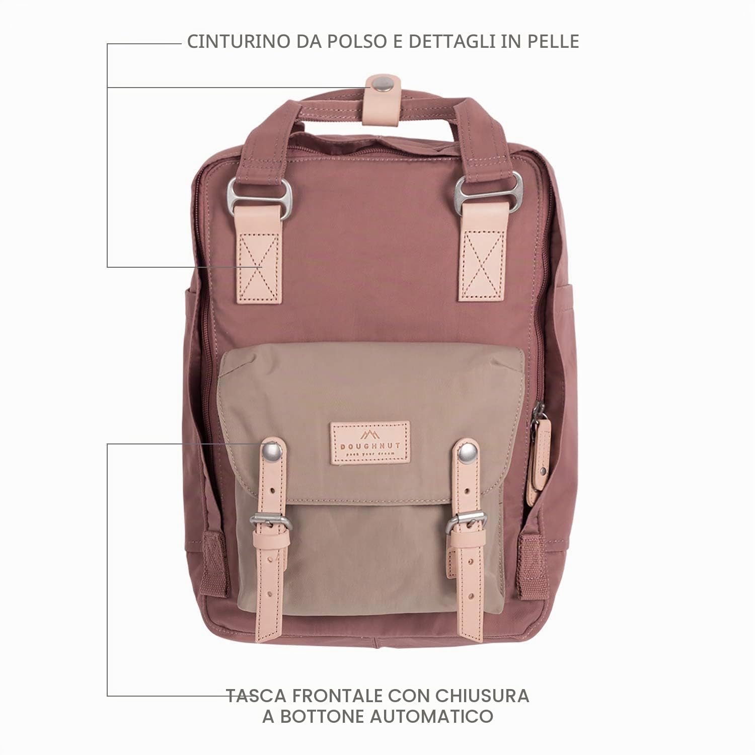 Doughnut Macaroon Zaino Unisex - Adulto
