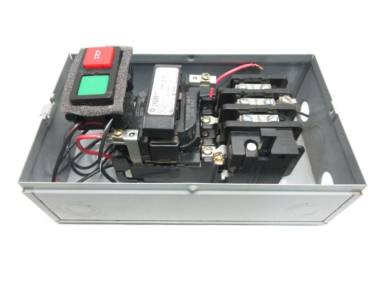 General Electric CR306B102 300-LINE Control 120V 5HP 18A Size 0 Starter D519508