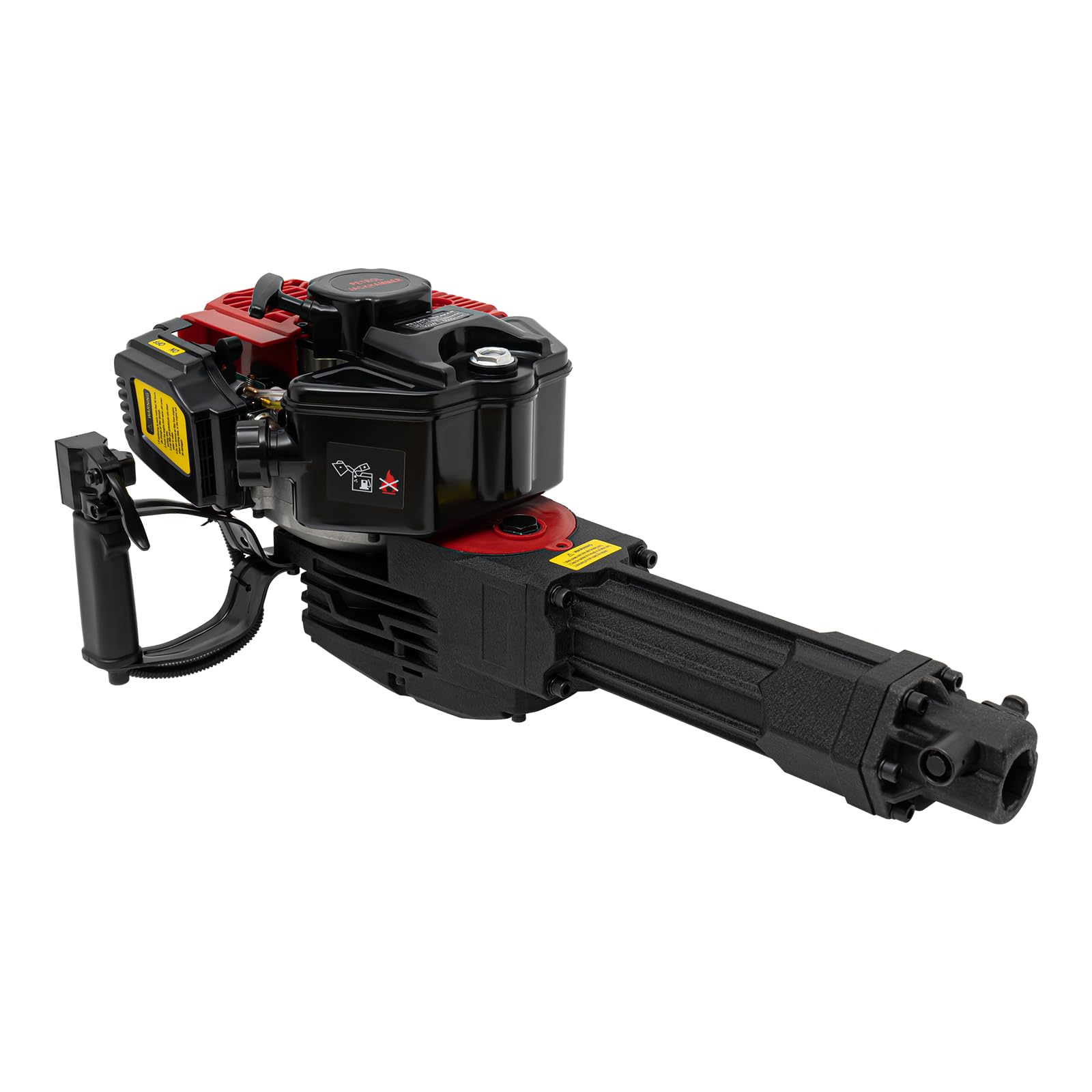 Wiertło do gleby frez do rowów, 1900 W, 6500 obr./min, do prac ziemnych | Moc 1900 W z 3 wymiennymi końcówkami, energia uderzenia 20-55J, ergonomiczne uchwyty do wydajnych prac ziemnych