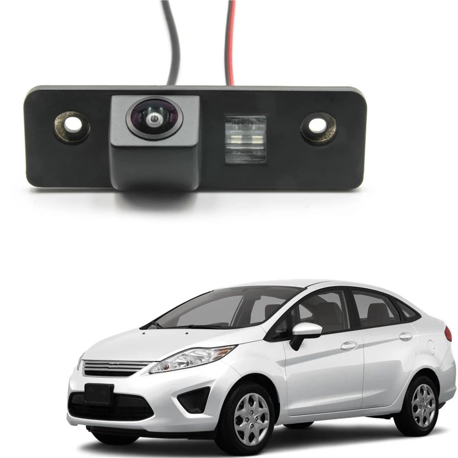 Zamiennik dla Fiesta MK3 Mk4 4D 2D 2002 ~ 2014 CCD HD AHD AHD kamera cofania widok z tyłu samochodu kamera cofania cofania kamera cofania (C135 AHD 720P) (A120 CVBS 680x480)