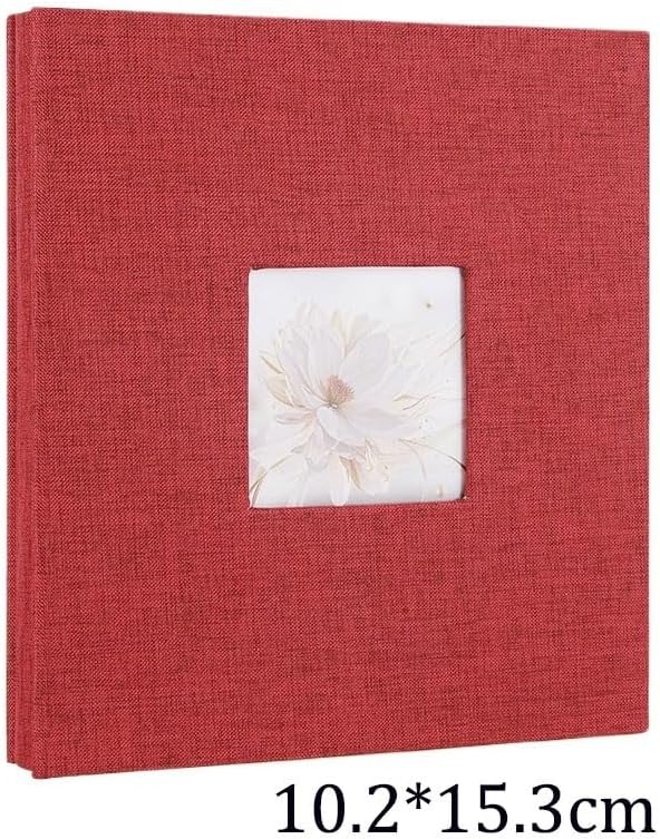 Travel Growth Commemorative Book ﻿ Chinese Cloth Album PP Insert Retro Album Linen Album Applicable to Photos, Receipts, Star Cards, etc(White-Dinosaur Doodle4)