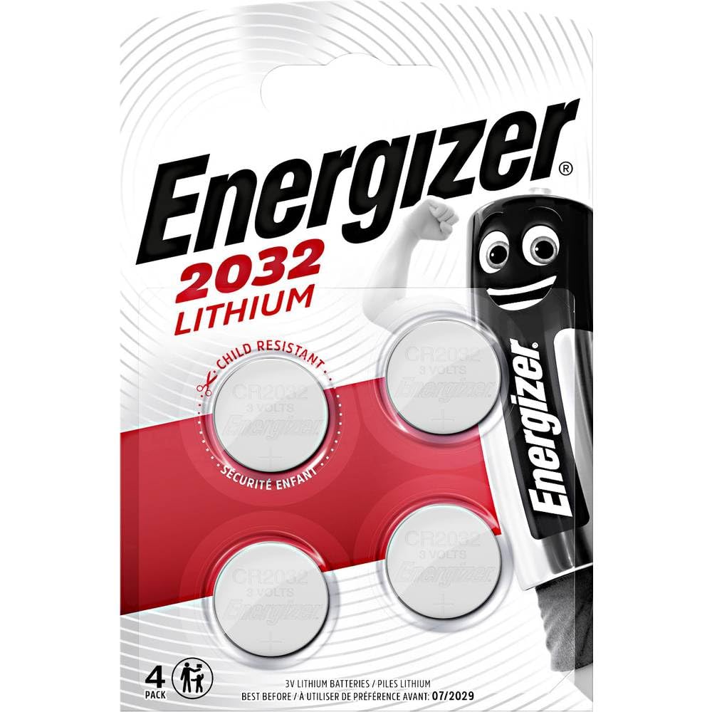 Energizer CR2032 Lithium Coin Battery - (Pack of 4)